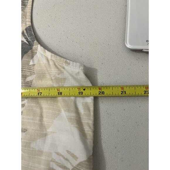 Prana McKenzie Tank Top Tropical Front Tie Blouse Size Medium - Picture 8 of 9